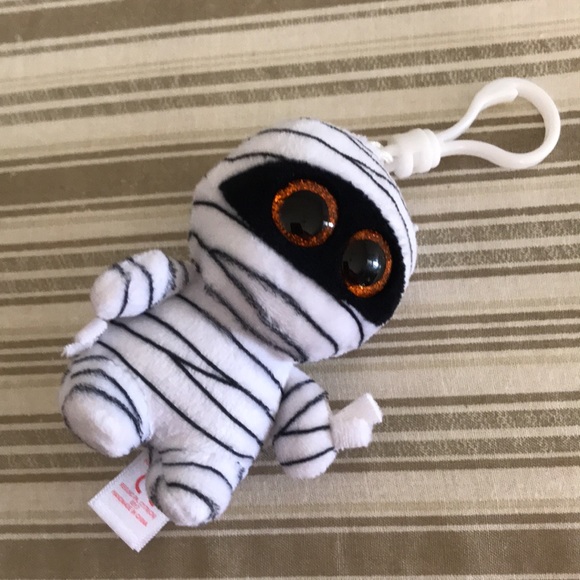 Lot of 3 plush keychain bag clips TY miniso - Picture 7 of 8